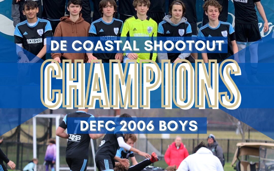 U16 Boys – Champions at Coastal Shootout