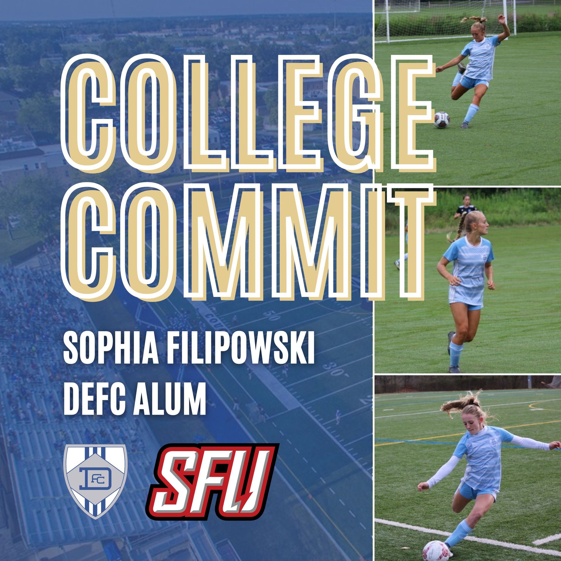 DEFC alum Sophia Filipowski commits to play for Saint Francis University