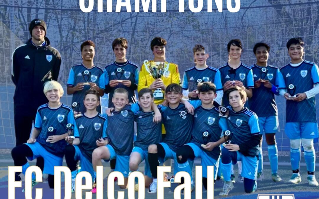 DEFC Boys Champions at the FC Delco Fall Showcase