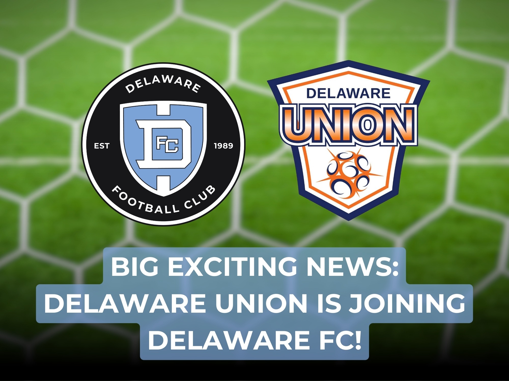 Big Exciting News - DEFC x DE Union